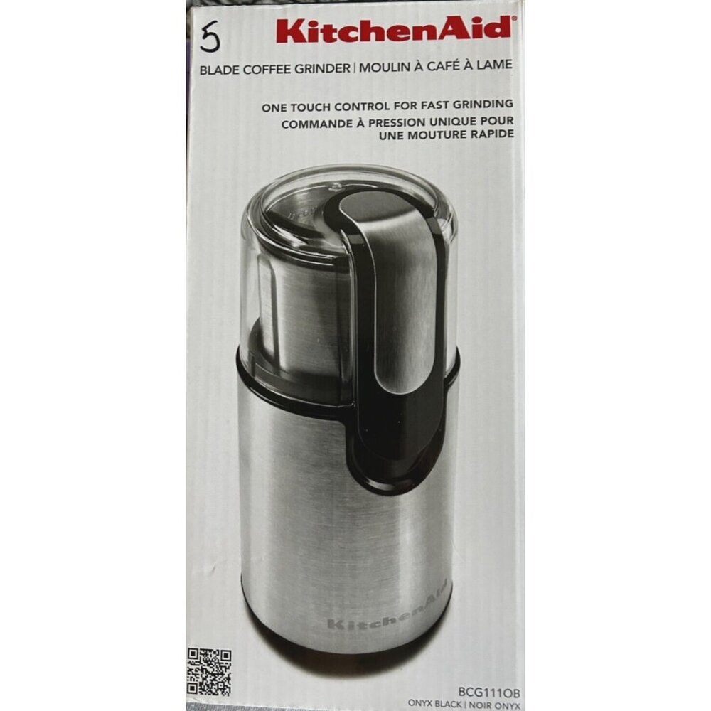 KitchenAid Blade Coffee Grinder One Touch Control Fast Grinding for 12 cups NIB